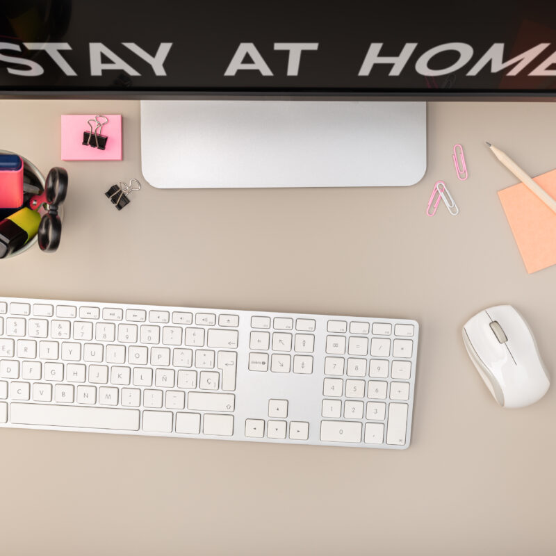 Stay at home concept